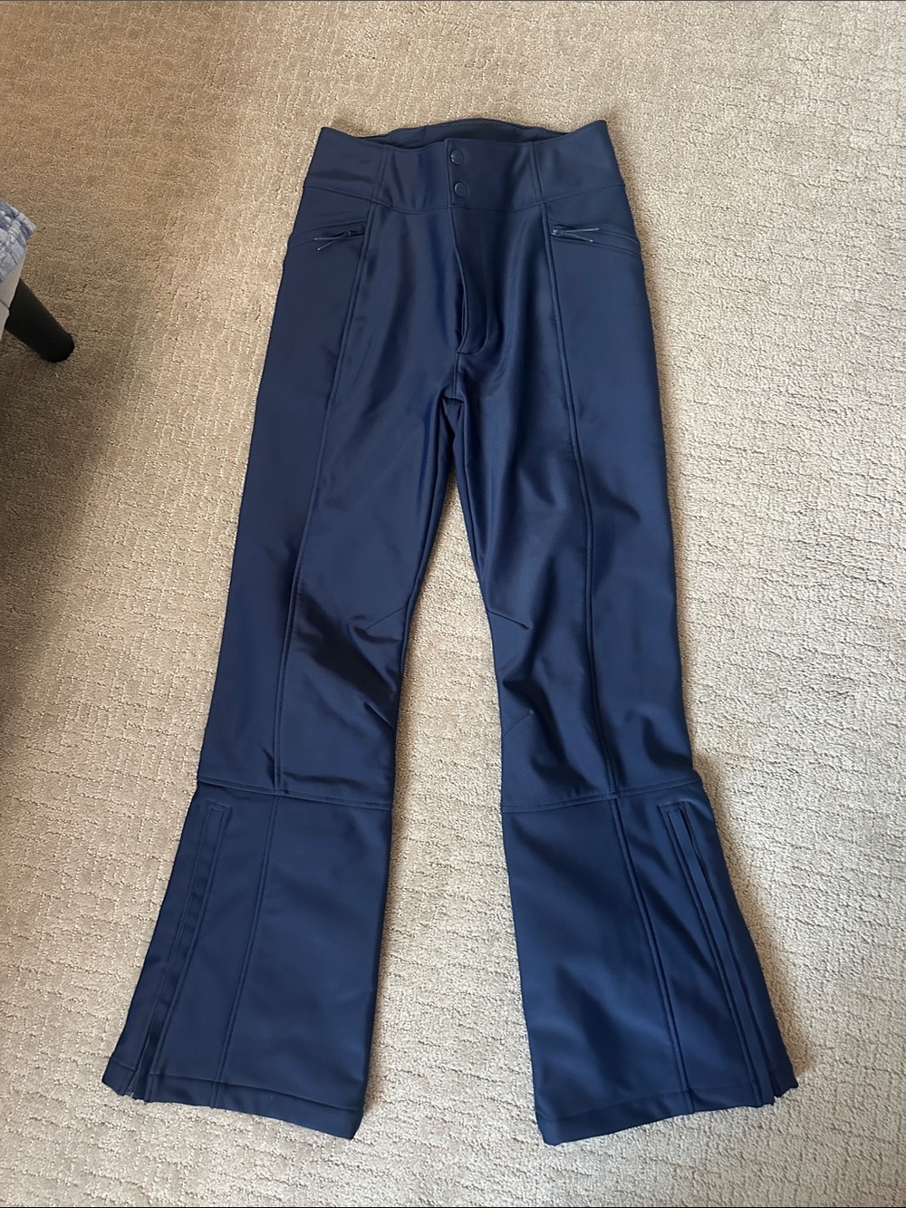 Halfdays Emma Soft Shell Navy Ski Pants, S SHORT